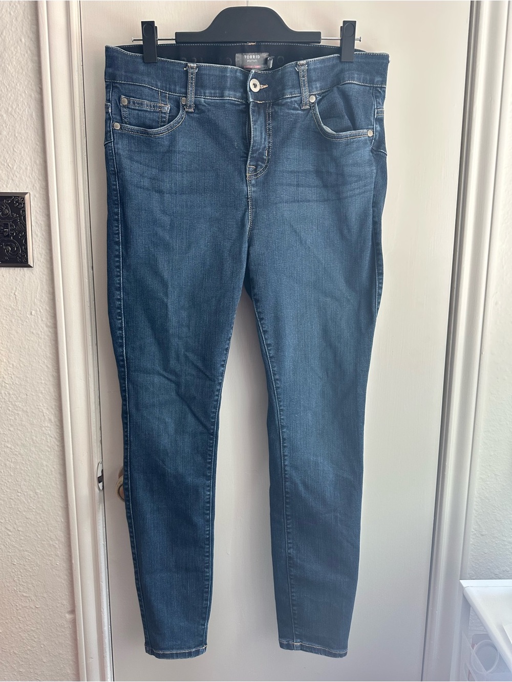 torrid Blue Skinny Stretch Jeans